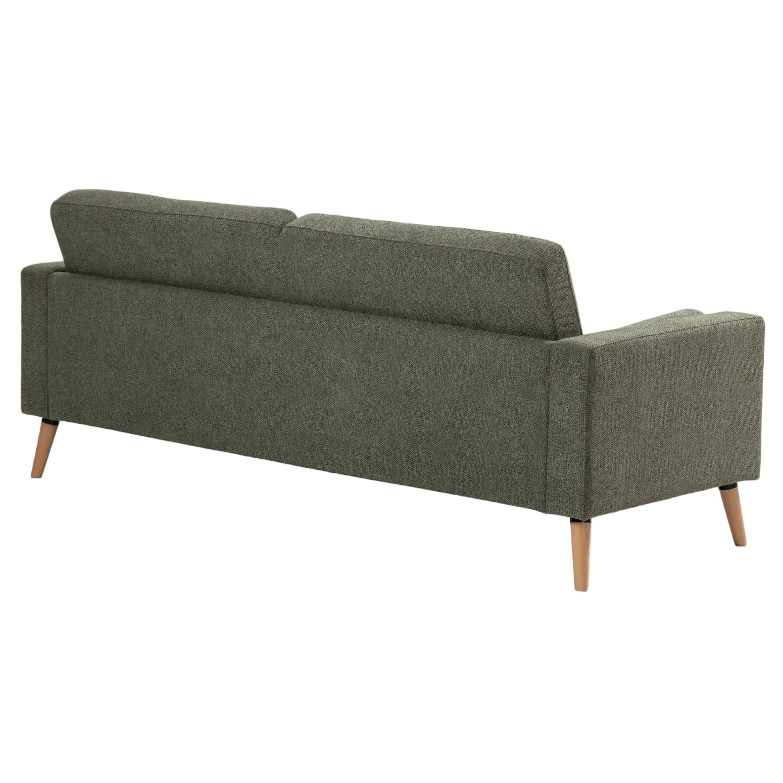 Wyatt Fabric Sofa, 3 Seater, Olive