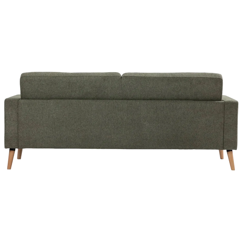 Wyatt Fabric Sofa, 3 Seater, Olive