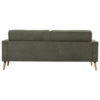 Wyatt Fabric Sofa, 3 Seater, Olive