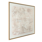 White Linen Enhanced Canvas Print
