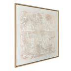 White Linen Enhanced Canvas Print