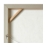 White Linen Enhanced Canvas Print