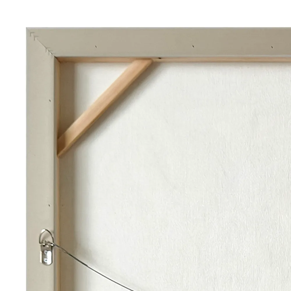 White Linen Enhanced Canvas Print