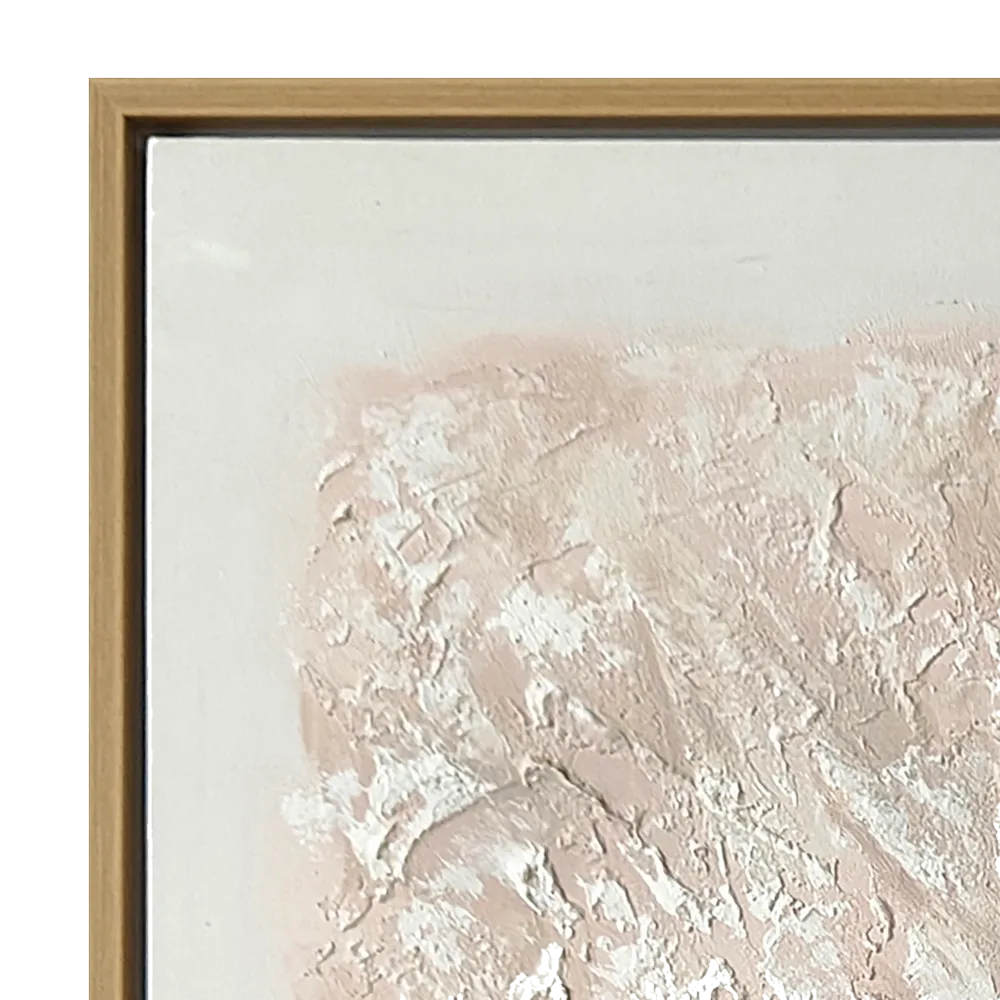 White Linen Enhanced Canvas Print