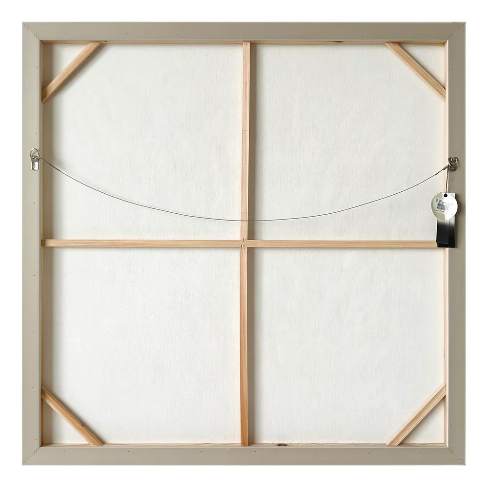 White Linen Enhanced Canvas Print