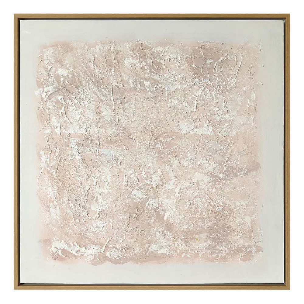 White Linen Enhanced Canvas Print