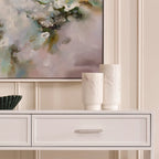 Aries Marble Vase - Small White