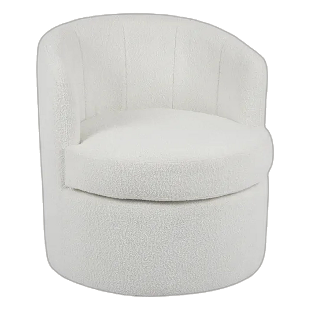 Atlanta Swivel Chair - Ivory