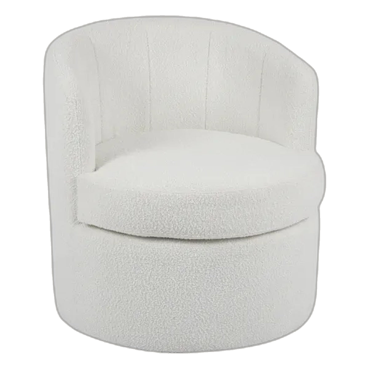 Atlanta Swivel Chair - Ivory