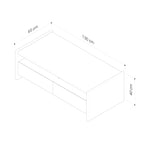 Stella 1300 Coffee Table - Oak Natural