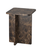Pierre Side Table - Dark Emperador