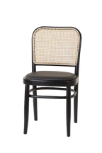 Josef Hoffman No.811 Dining Chair - Black Padded