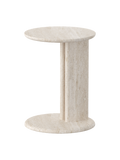 Roquette Side Table - Light Travertine