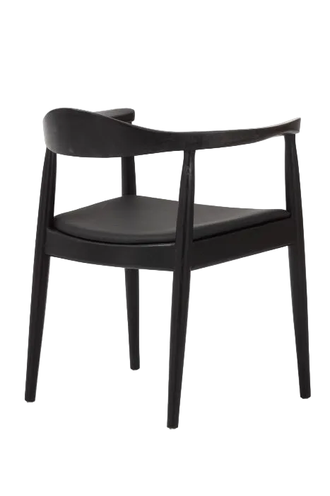 Hans Wegner Round Chair - Black