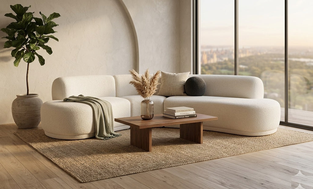 Bjorn Boucle Cream Sofa