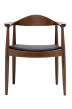 Hans Wegner Round Chair - Dark Walnut