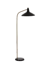 Greta Grossman G-10 Floor Lamp - Black Brass