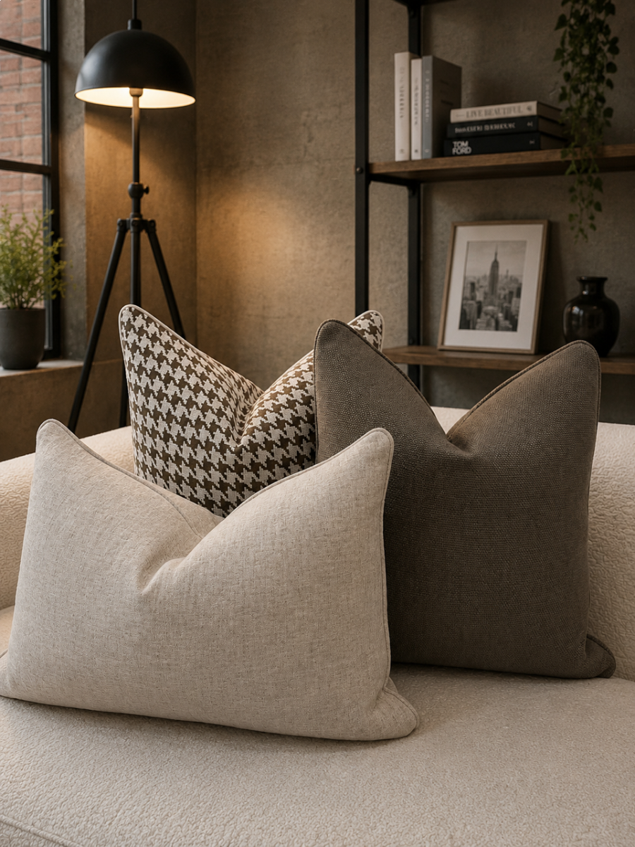 Natural Shearling Cushion Feather Insert