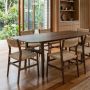 Fitzroy Rattan Dining Chair - Dark Walnut