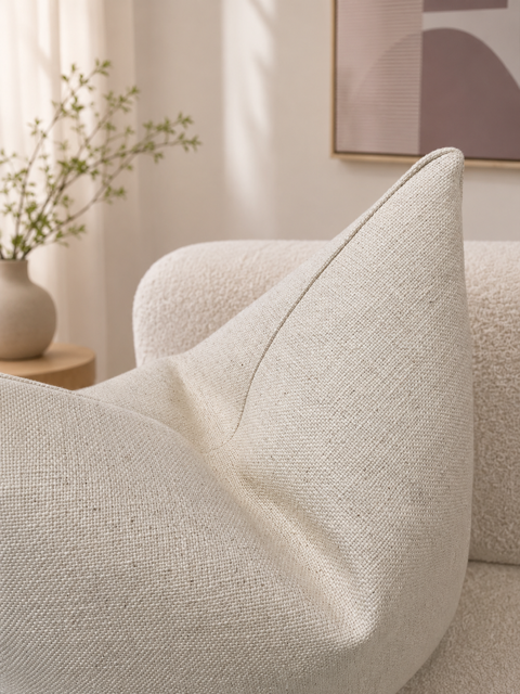Forest Green Woven Cushion Feather Insert