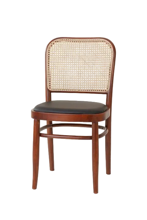Josef Hoffman No.811 Dining Chair - Dark Walnut Padded