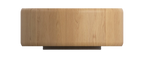 Mia 900 Round Coffee Table - Oak Natural