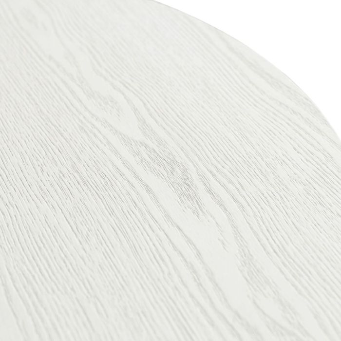 Doric Round Dining Table 120cm - White