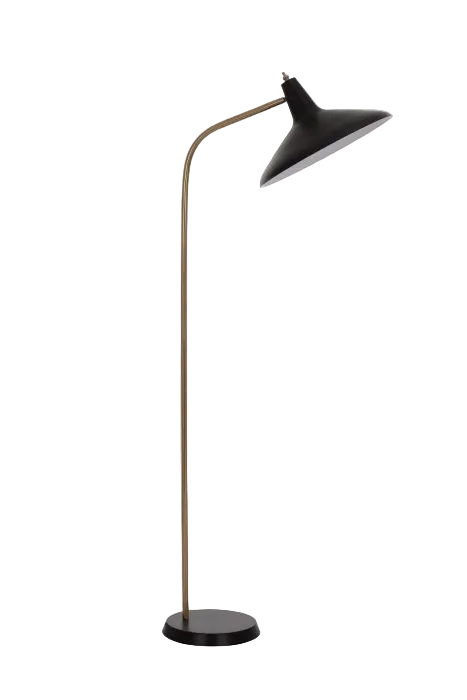 Greta Grossman G-10 Floor Lamp - Black Brass