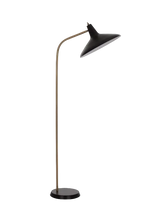 Greta Grossman G-10 Floor Lamp - Black Brass