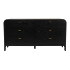 Chisholm 6 Drawer Chest - Black