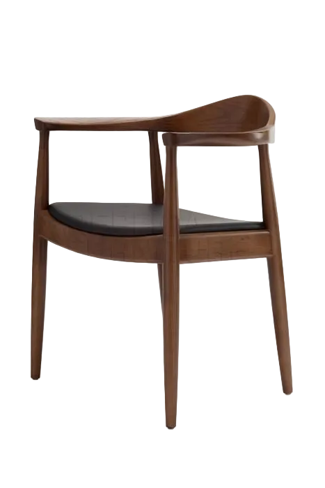 Hans Wegner Round Chair - Dark Walnut
