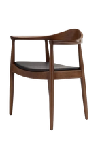 Hans Wegner Round Chair - Dark Walnut