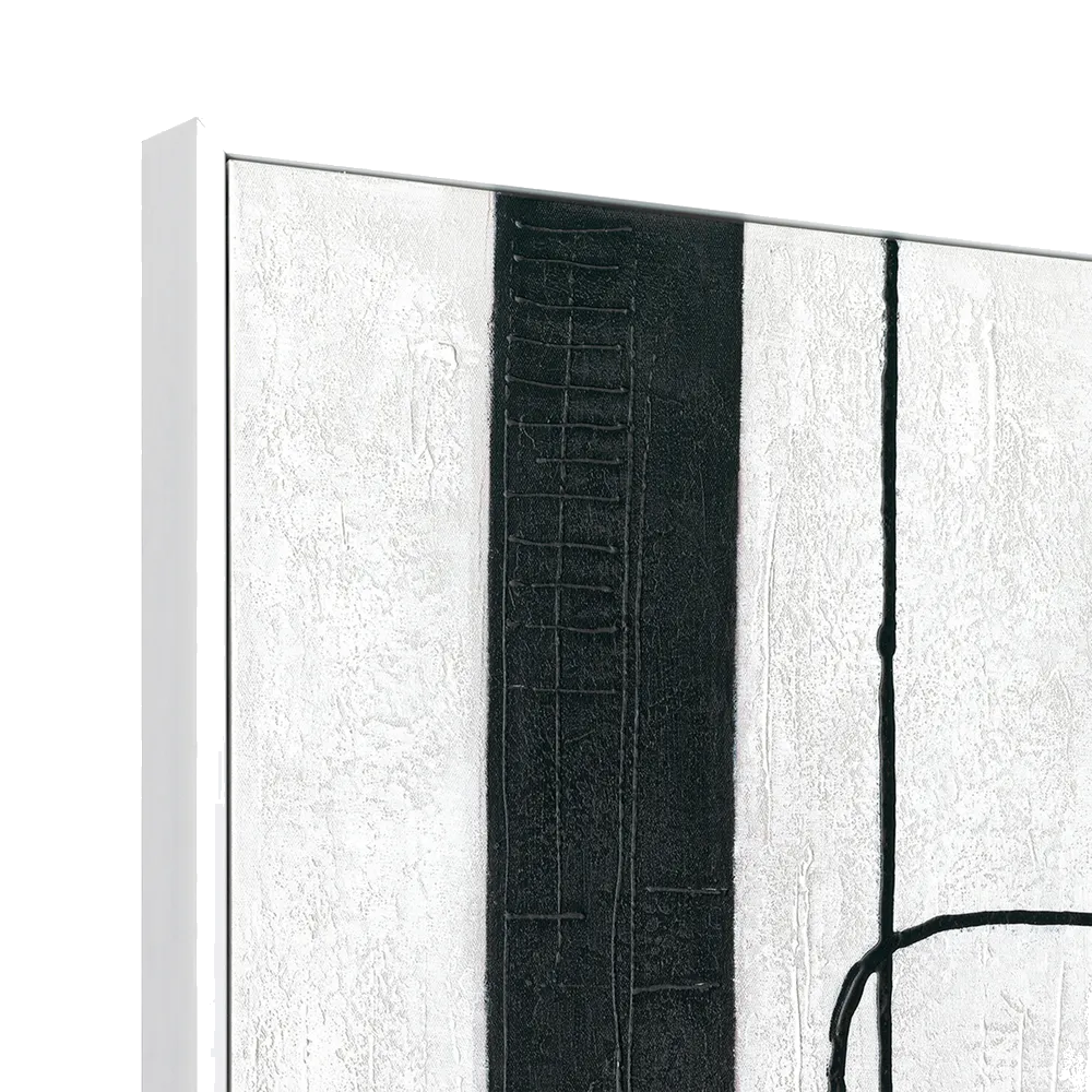 Dark Geometry Series II Canvas Painting