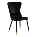 Bello Upholstered Dining Chair – Fabric Seat & Metal Frame
