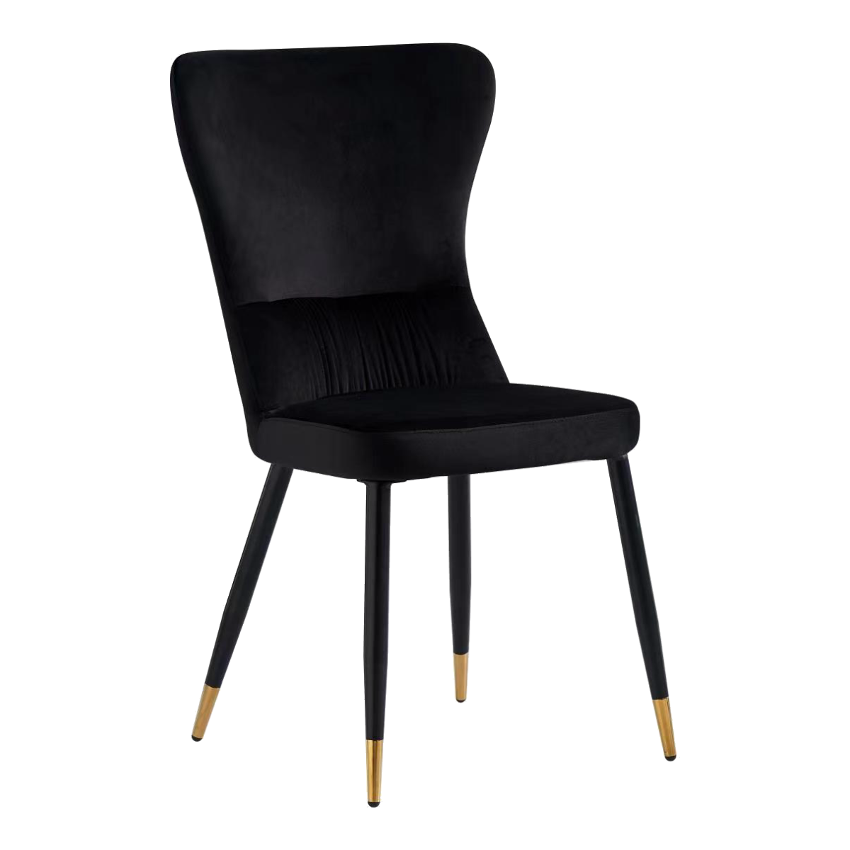 Bello Upholstered Dining Chair – Fabric Seat & Metal Frame