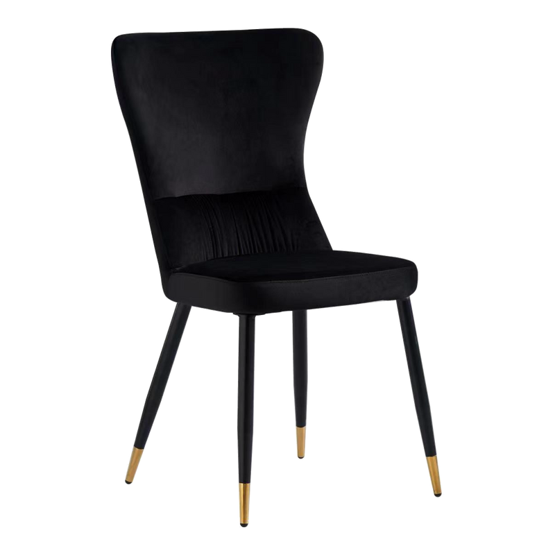 Bello Upholstered Dining Chair – Fabric Seat & Metal Frame