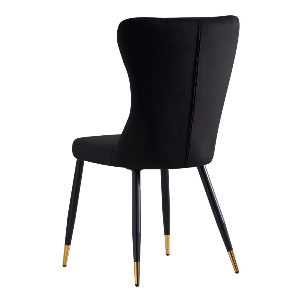 Bello Upholstered Dining Chair – Fabric Seat & Metal Frame