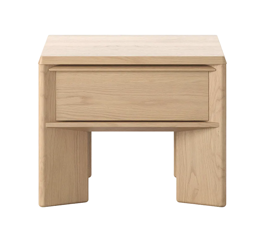Lenny 600 Side Table - Oak Crema