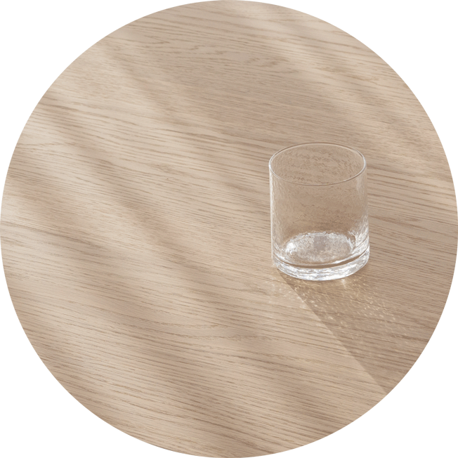 Lenny 600 Side Table - Oak Crema