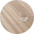 Lenny 600 Side Table - Oak Crema