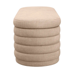 Demi Storage Bench Ottoman - Beige