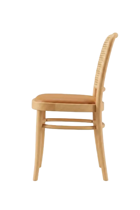 Josef Hoffman No.811 Dining Chair - Natural Ash Tan Padded