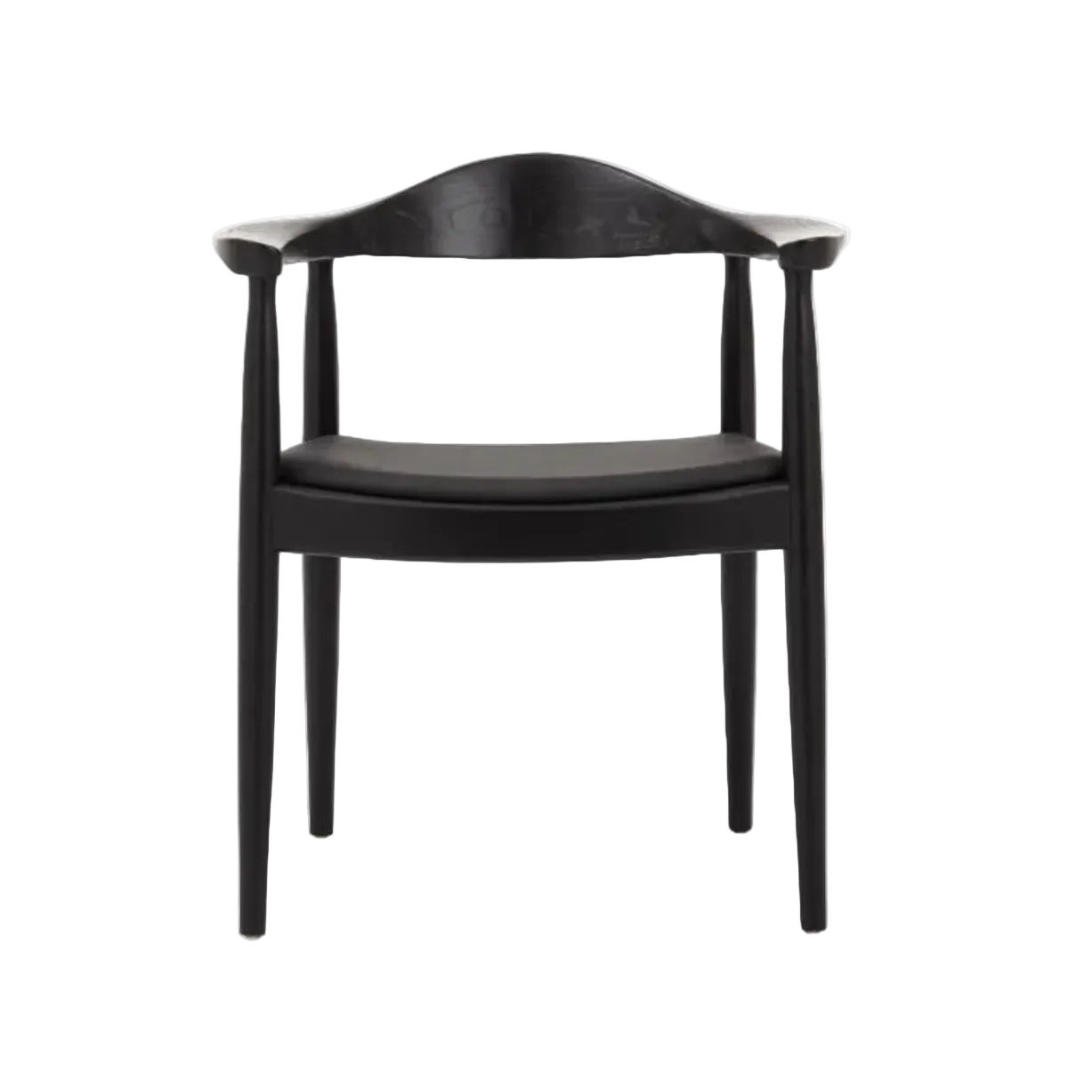 Hans Wegner Round Chair - Black