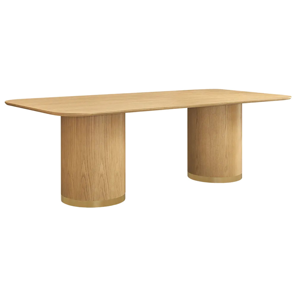 Eli Rectangular Dining Table - 2.4m Oak