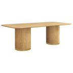 Eli Rectangular Dining Table - 2.4m Oak