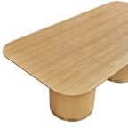 Eli Rectangular Dining Table - 2.4m Oak