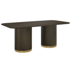Eli Rectangular Dining Table - 2m Smoked Oak