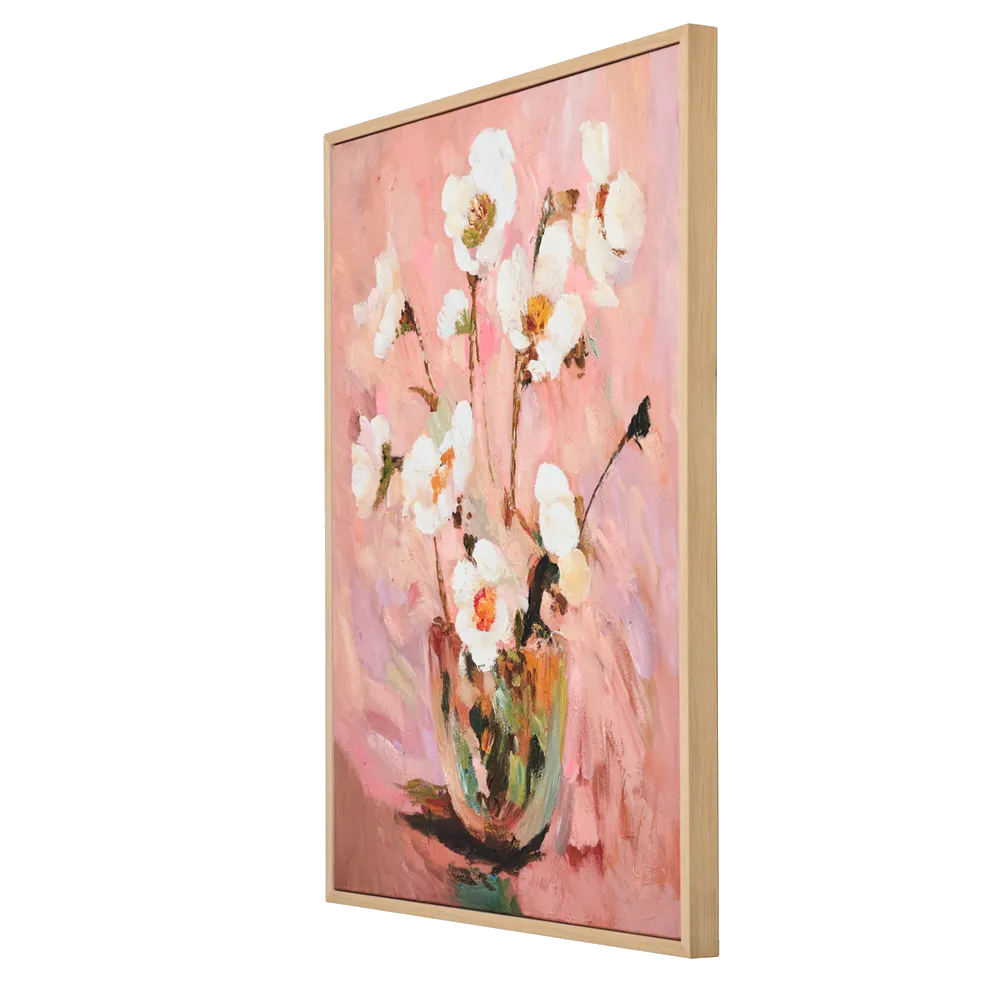 Faded Flora Canvas Painting