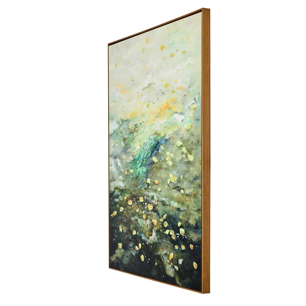 Falling Leaves Oil On Canvas Painting
