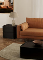 Leonard Lamp Table - Oak Black